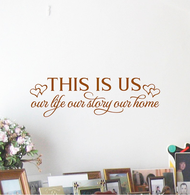 This is Us Vinyl Wall Decal: Family Home Decor - Etsy