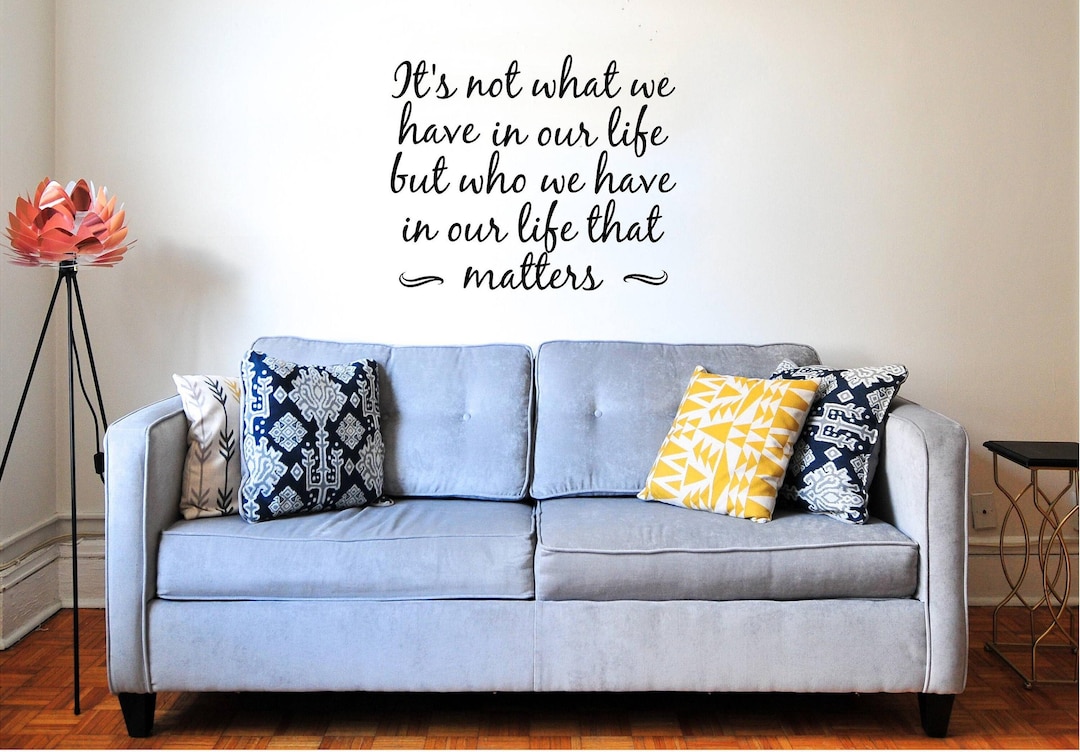 Family Quote Vinyl Wall Decal: Home Decor Sign - Etsy