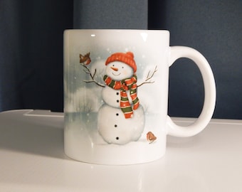 Snowman coffee mug, Snowman coffee cup, Christmas gift, gift for yourself, gift for a friend