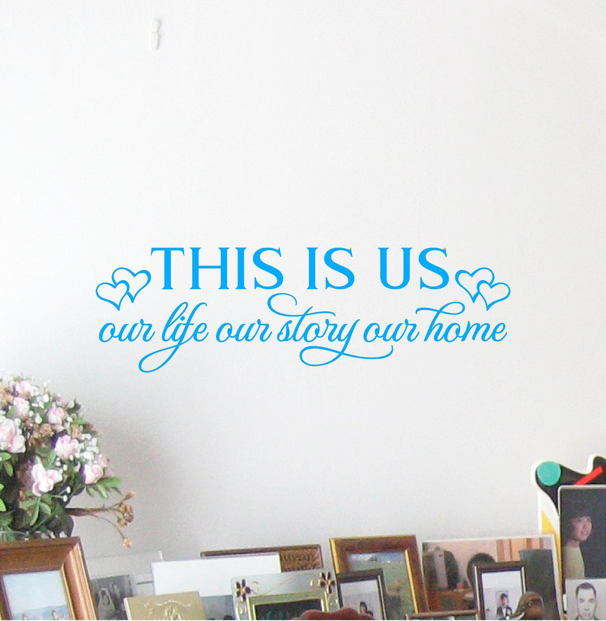 This is Us Vinyl Wall Decal: Family Home Decor - Etsy