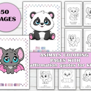Animaux mignons à colorier pour enfants