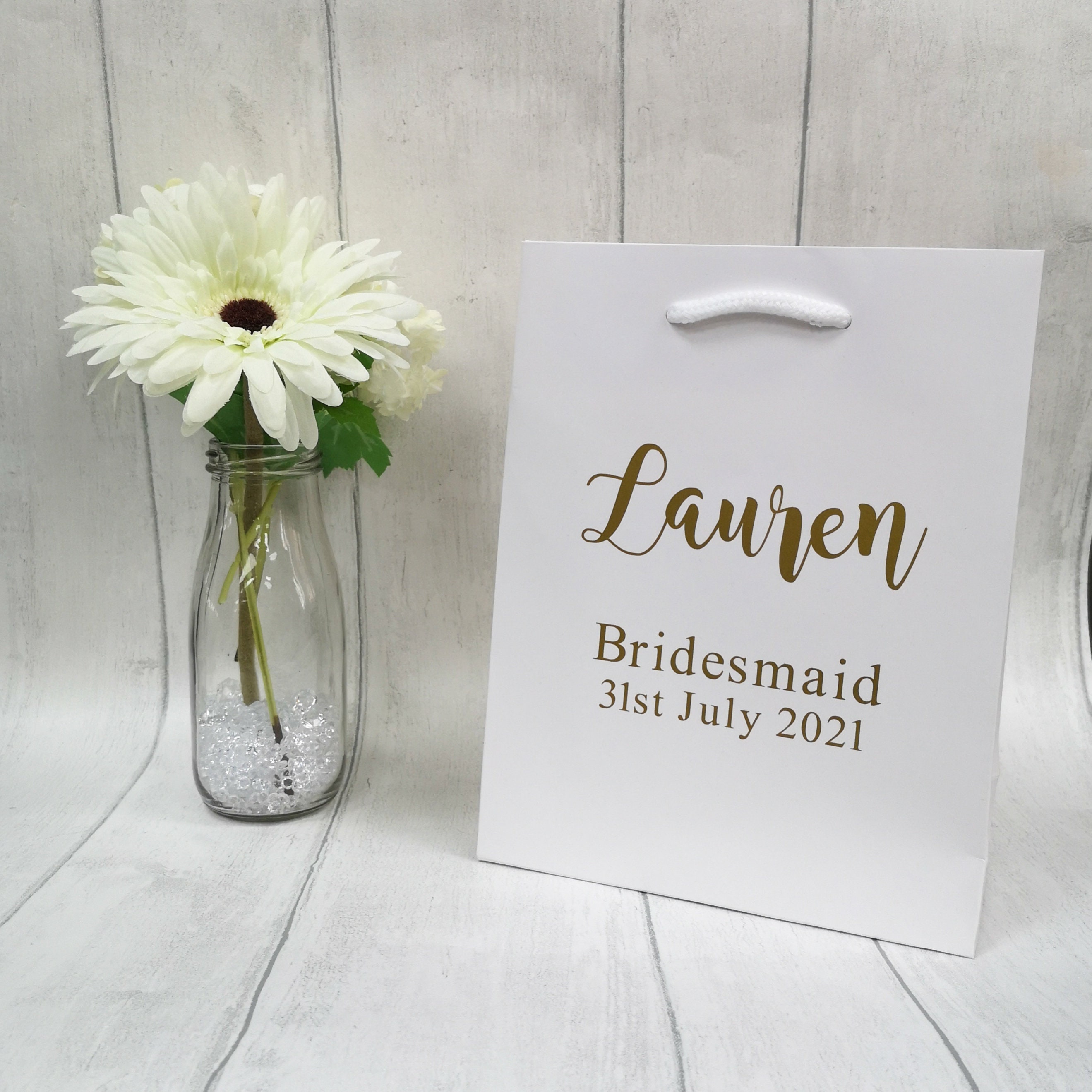 Luxury Personalised Gift Bags Wedding Proposal Gift Bag Etsy UK
