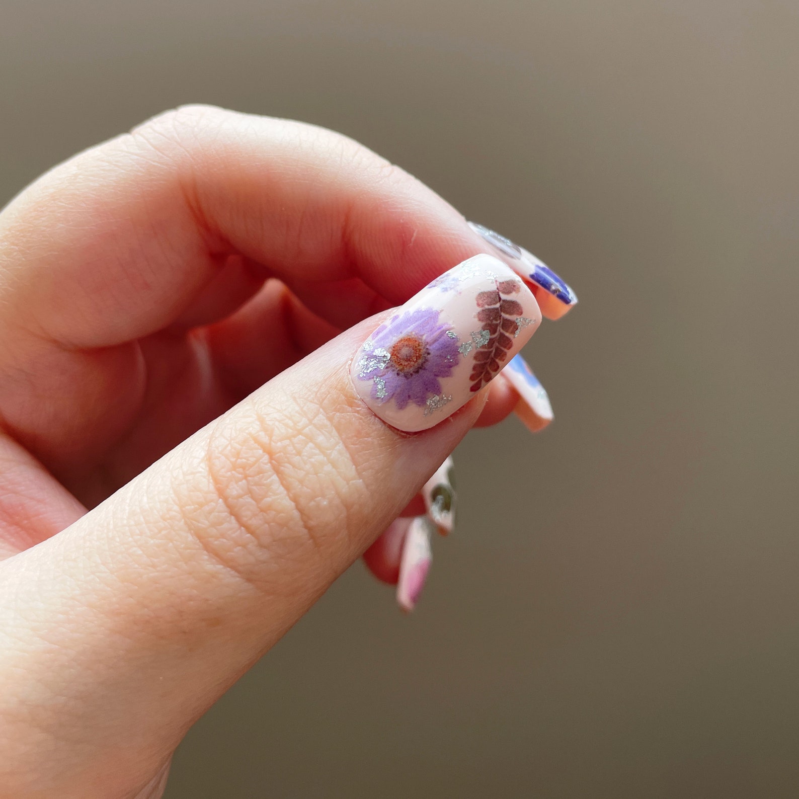 Reusable Pressed Dried Flowers Presson Nails Ver. 2 With Etsy