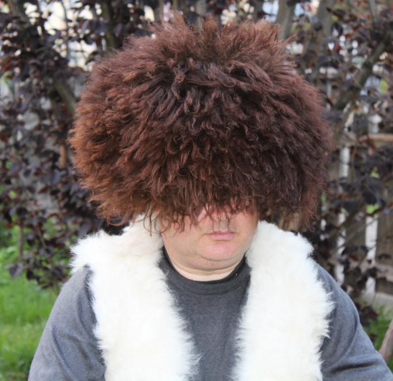 Papakha Hat,cossack Fur Hat,caucasian Traditional Hat,handmade Mens Hat ...