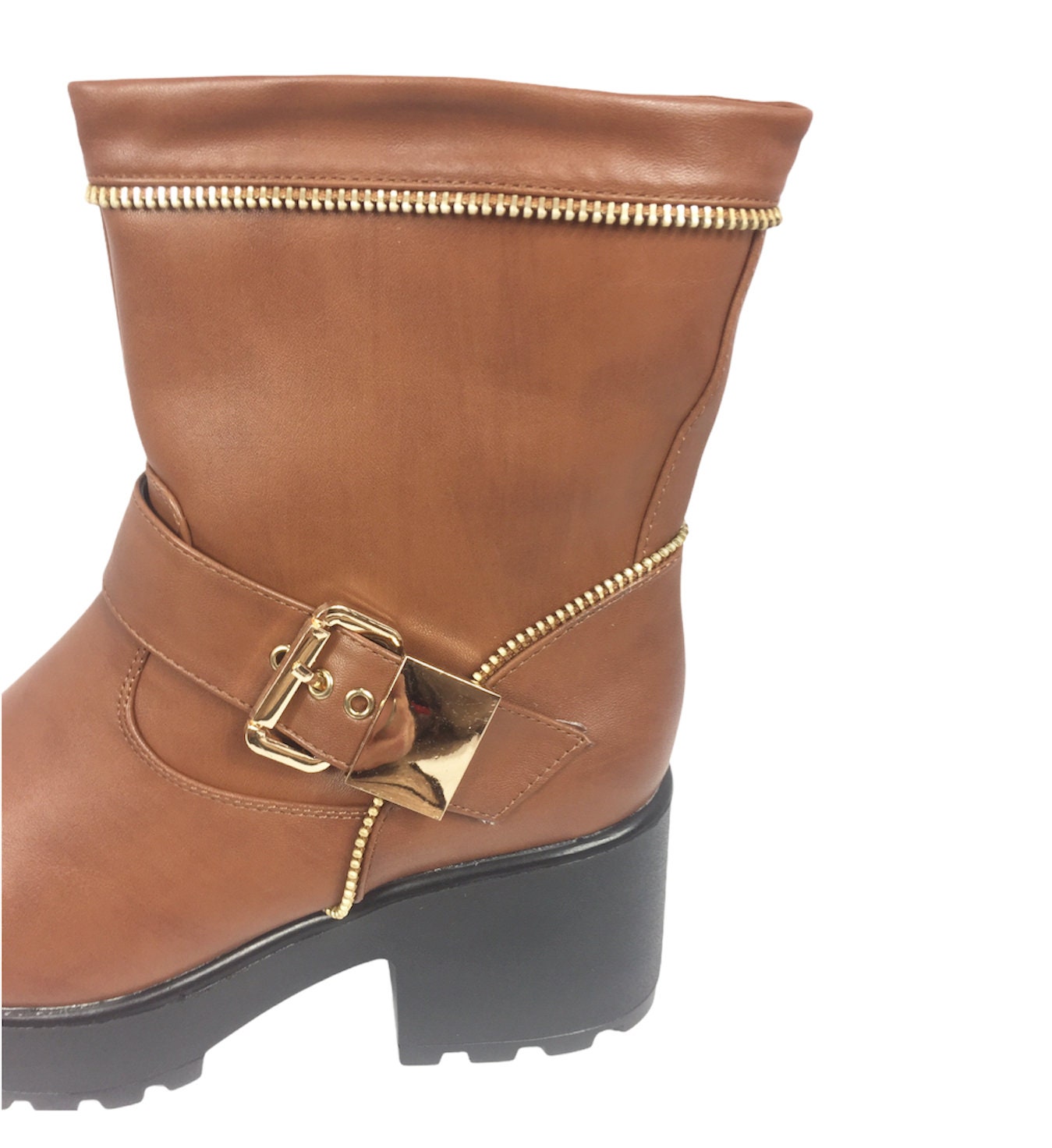 ladies brown leather ankle boots size 4