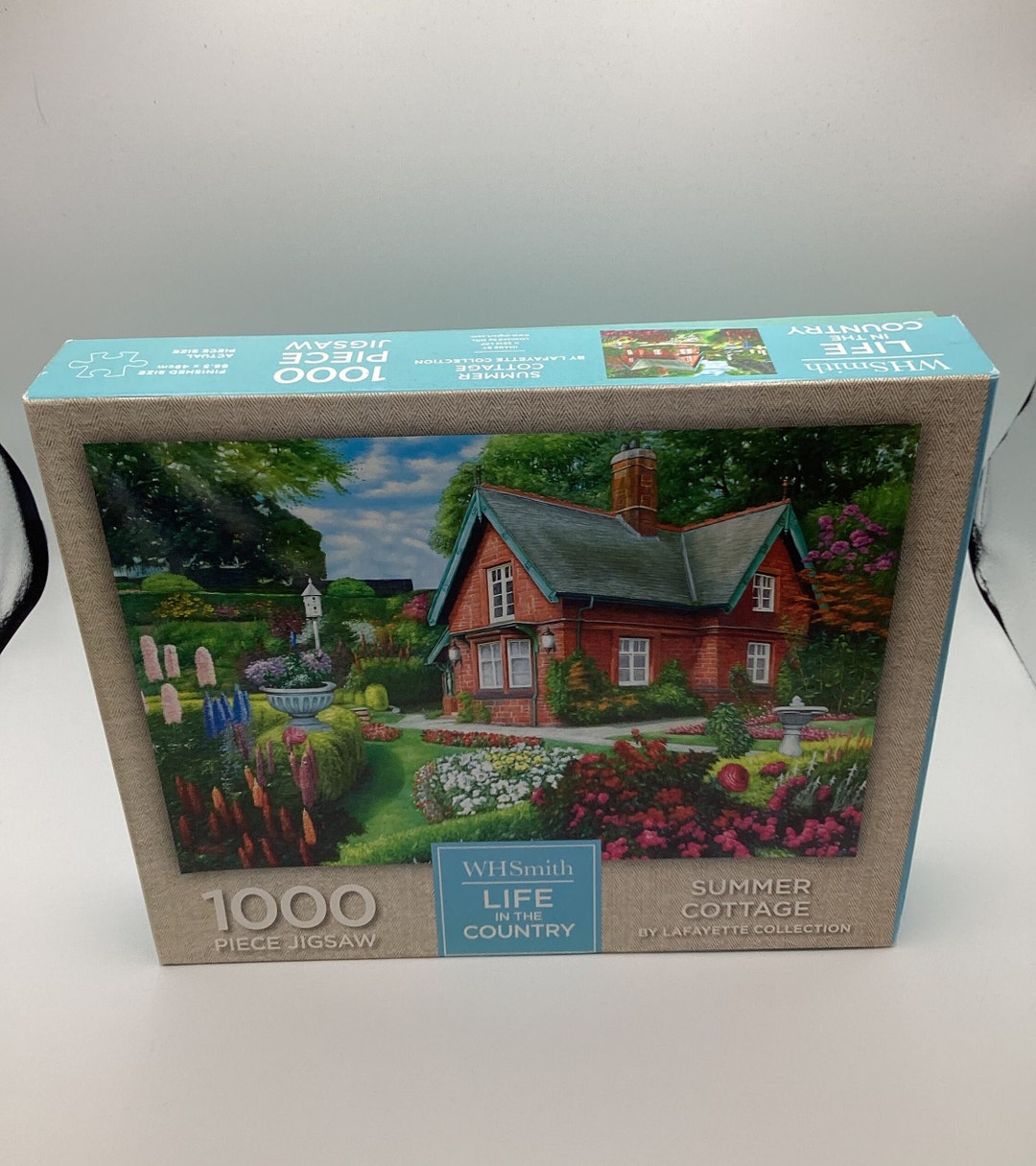 Whsmith Summer Cottage 1000 Piece Jigsaw Puzzle Used Complete Etsy UK