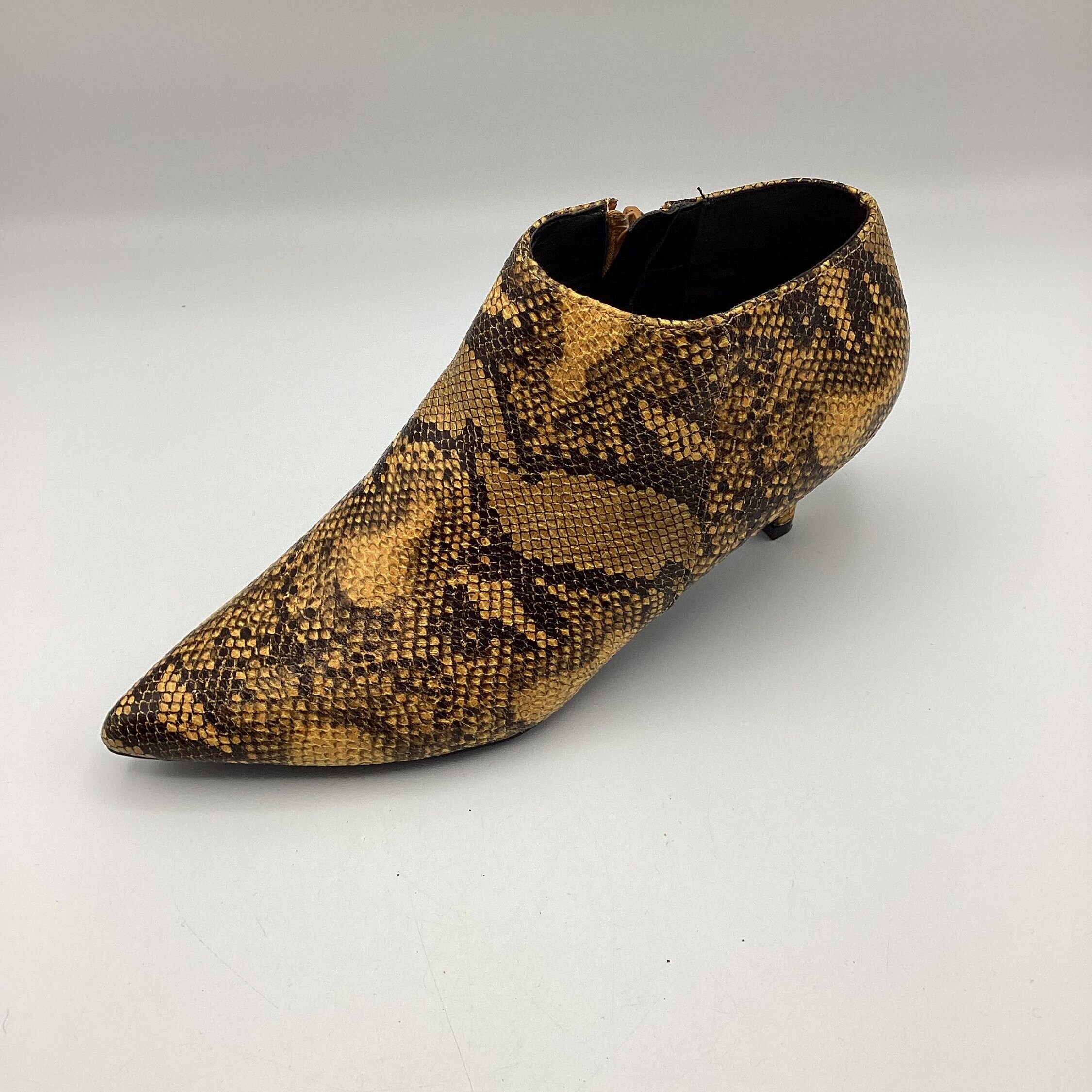 Mustard kitten heel best sale boots