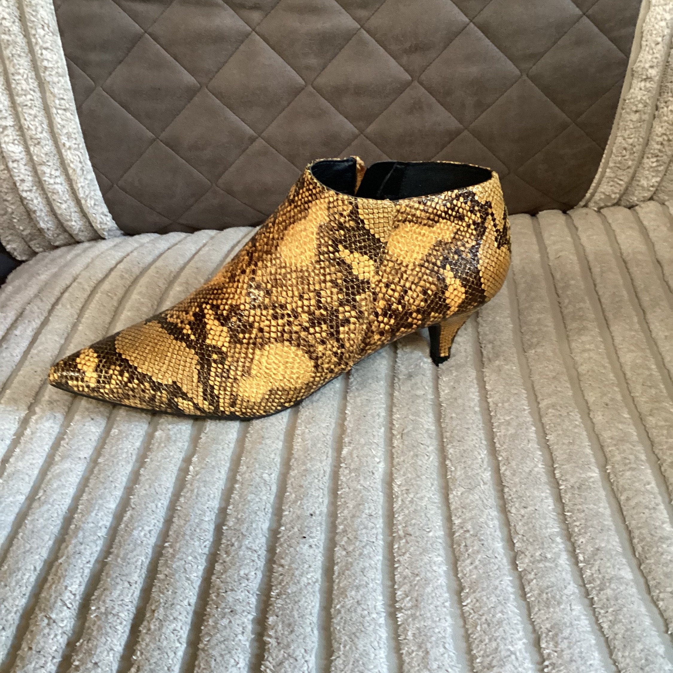 Kitten Heel Boots - Etsy UK