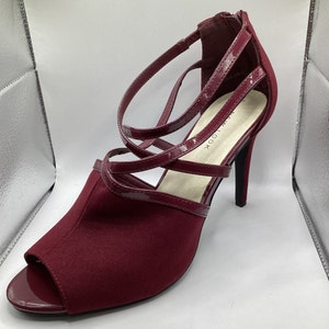 New look deals burgundy shoes