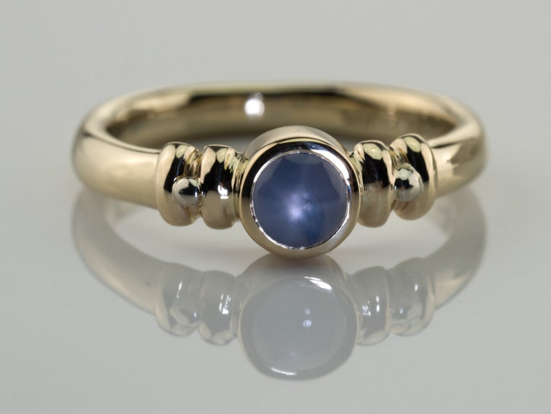 Blue Sapphire Ring 14K Gold Blue Sapphire Rings Rings Blue - Etsy