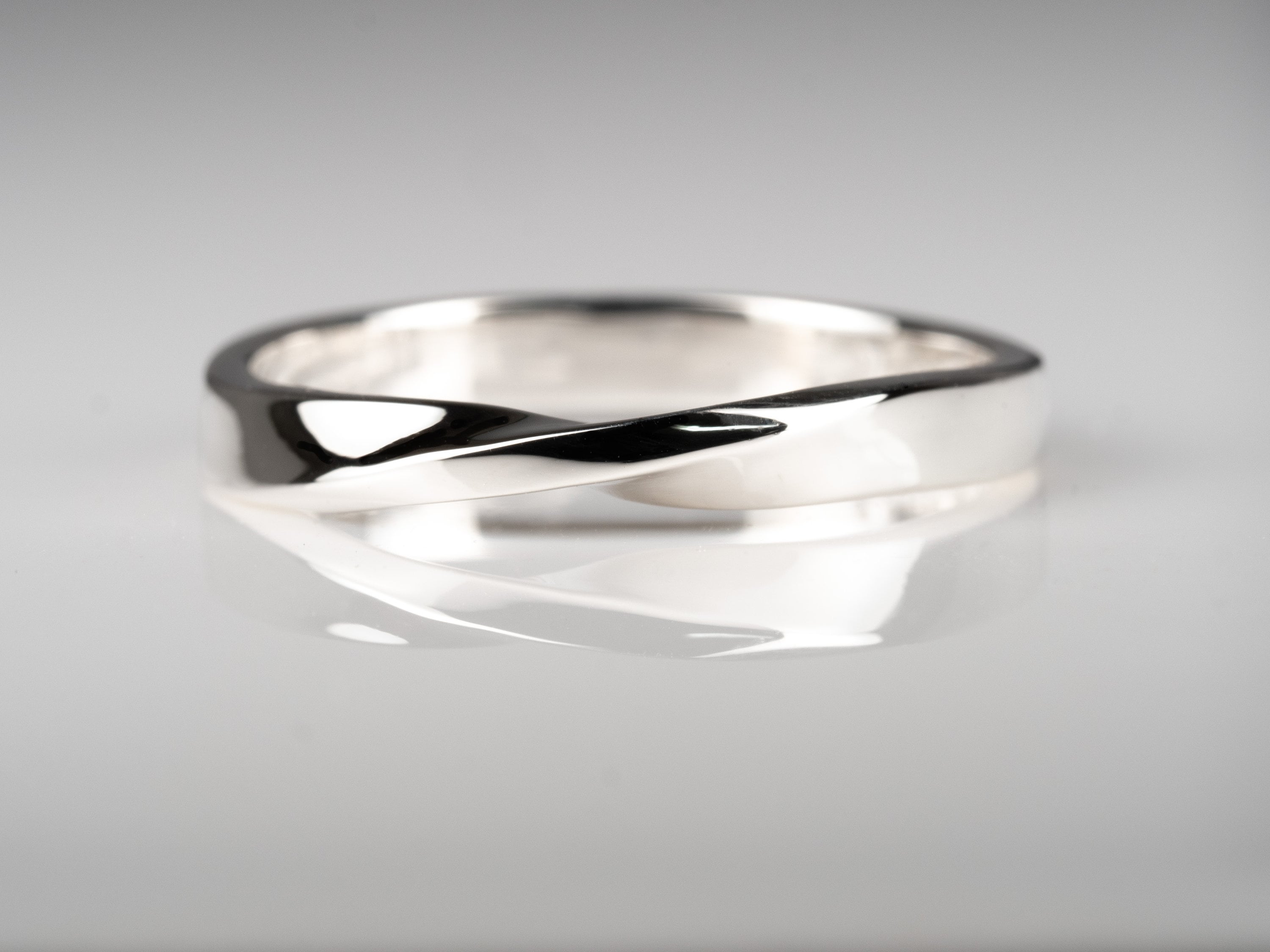 アクセサリー Vintage Silver Mobius Twin Ring 925 Möbius ring silver, 17 mm inner diameter | Manufactum