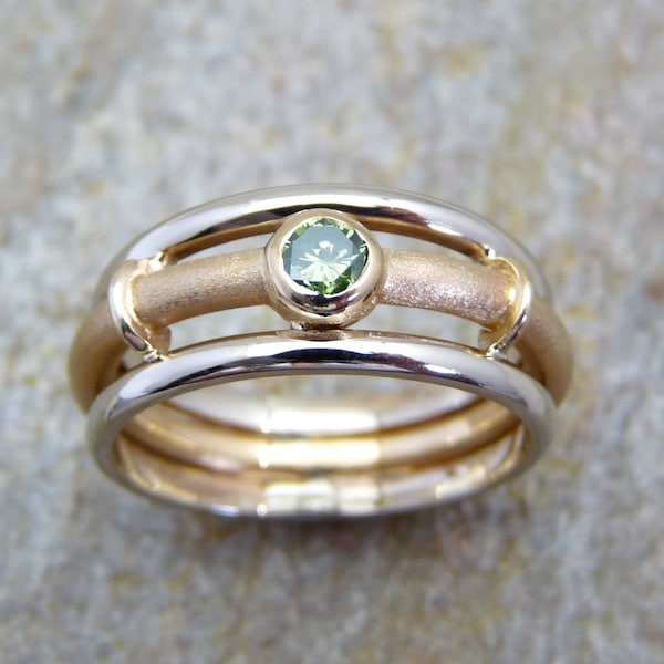 Lime Green Ring Etsy