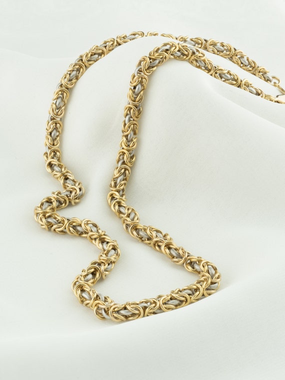 14k Yellow Gold Byzantine Link Chain 6 mm – Avianne Jewelers