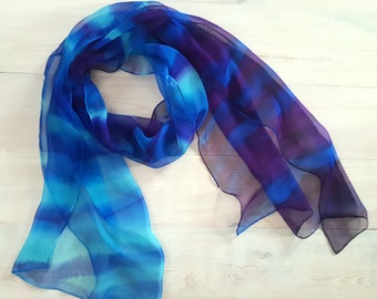 Chiffon scarf - Lightweight scarf - Lightweight summer scarf - Chiffon scarves - Summer scarf - Wife birthday gifts - Women boho scarf