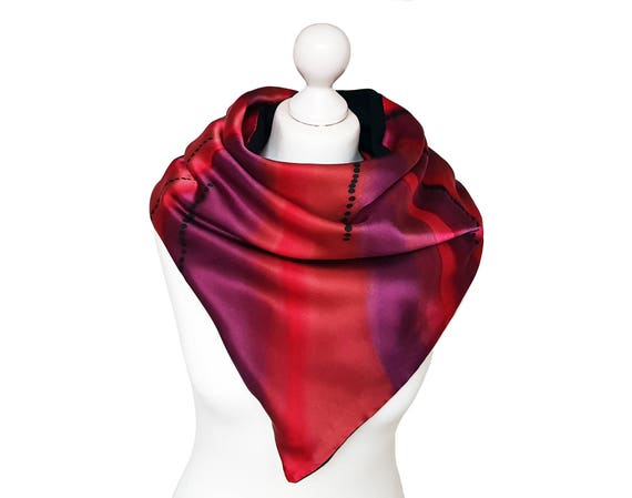 silk winter scarf