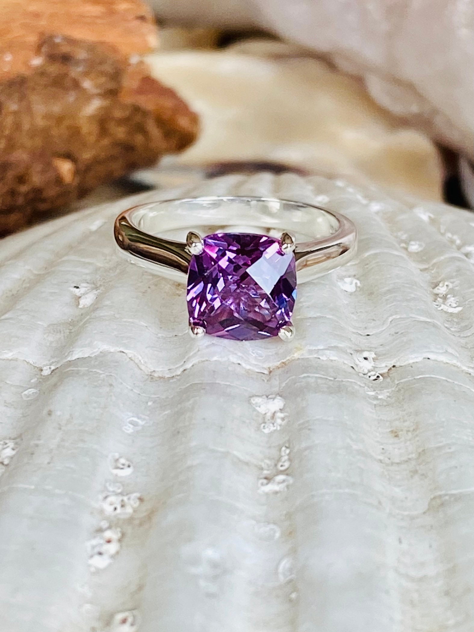 Alexandrite Ring Alexandrite Engagement Ring Gold Alexandrite