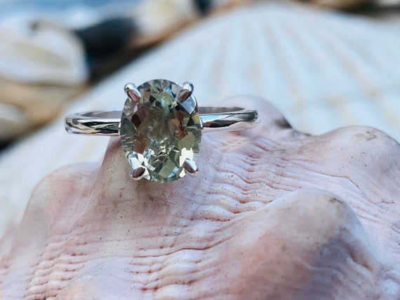 Tiffany prasiolite shop ring