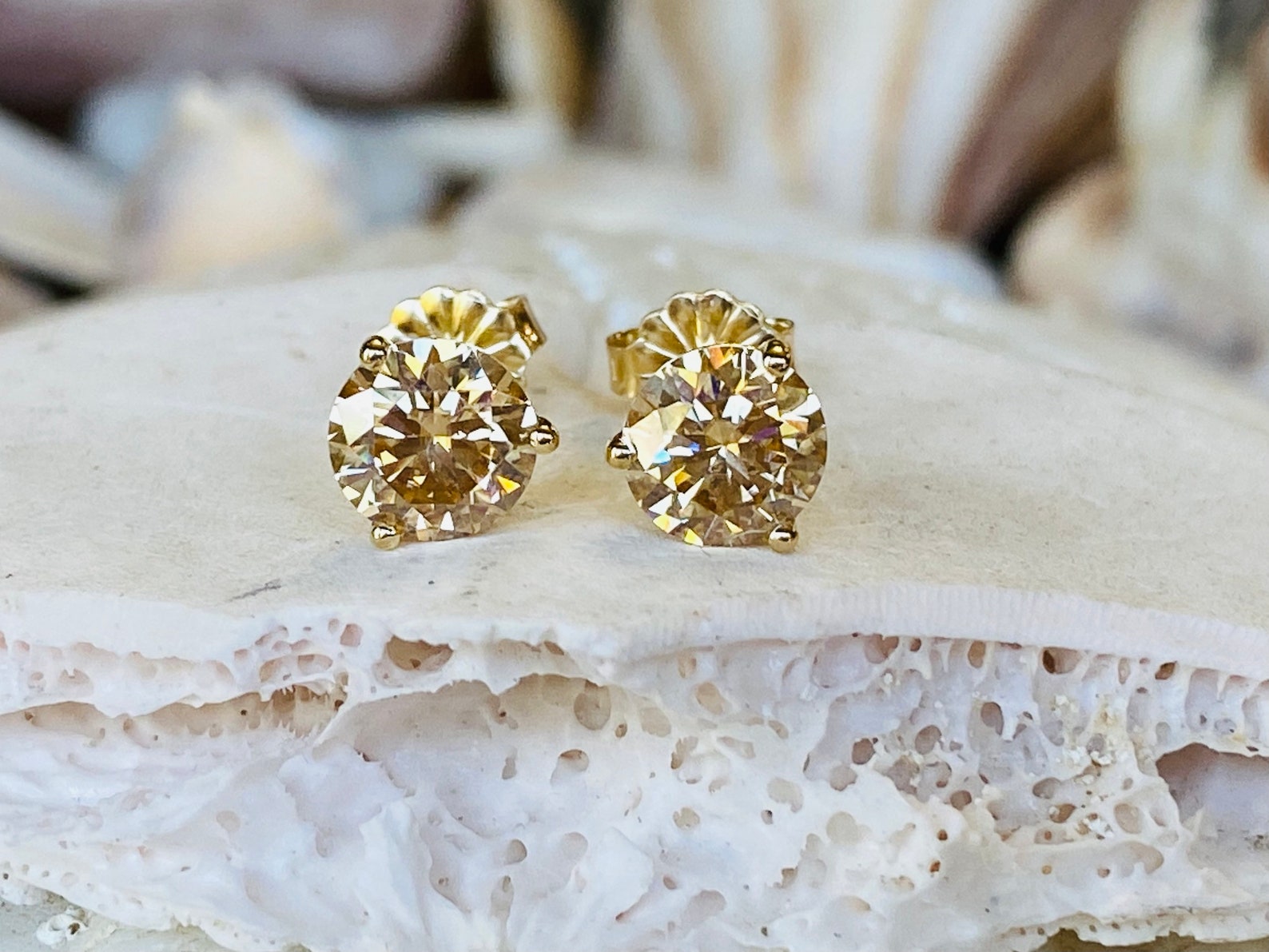 All You Need Moissanite Platinum-Plated Earrings main image 0