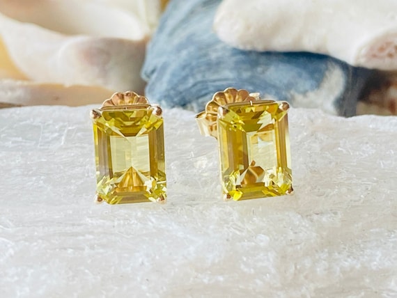 Lemon citrine best sale earrings
