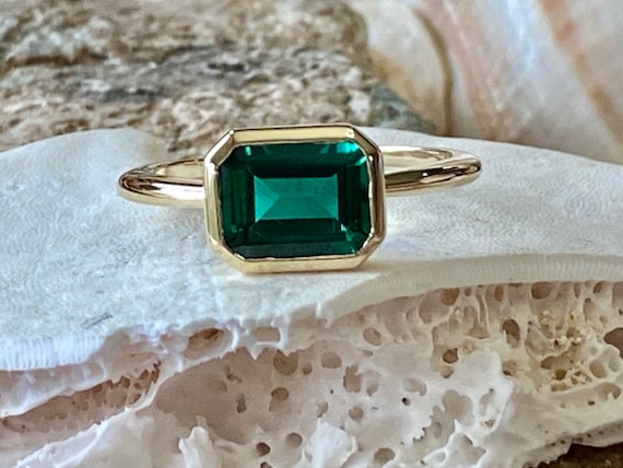 Emerald ring setting discount