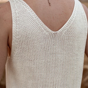 White Sheer Top Mesh Tank Top for Women See Through Festival - Etsy