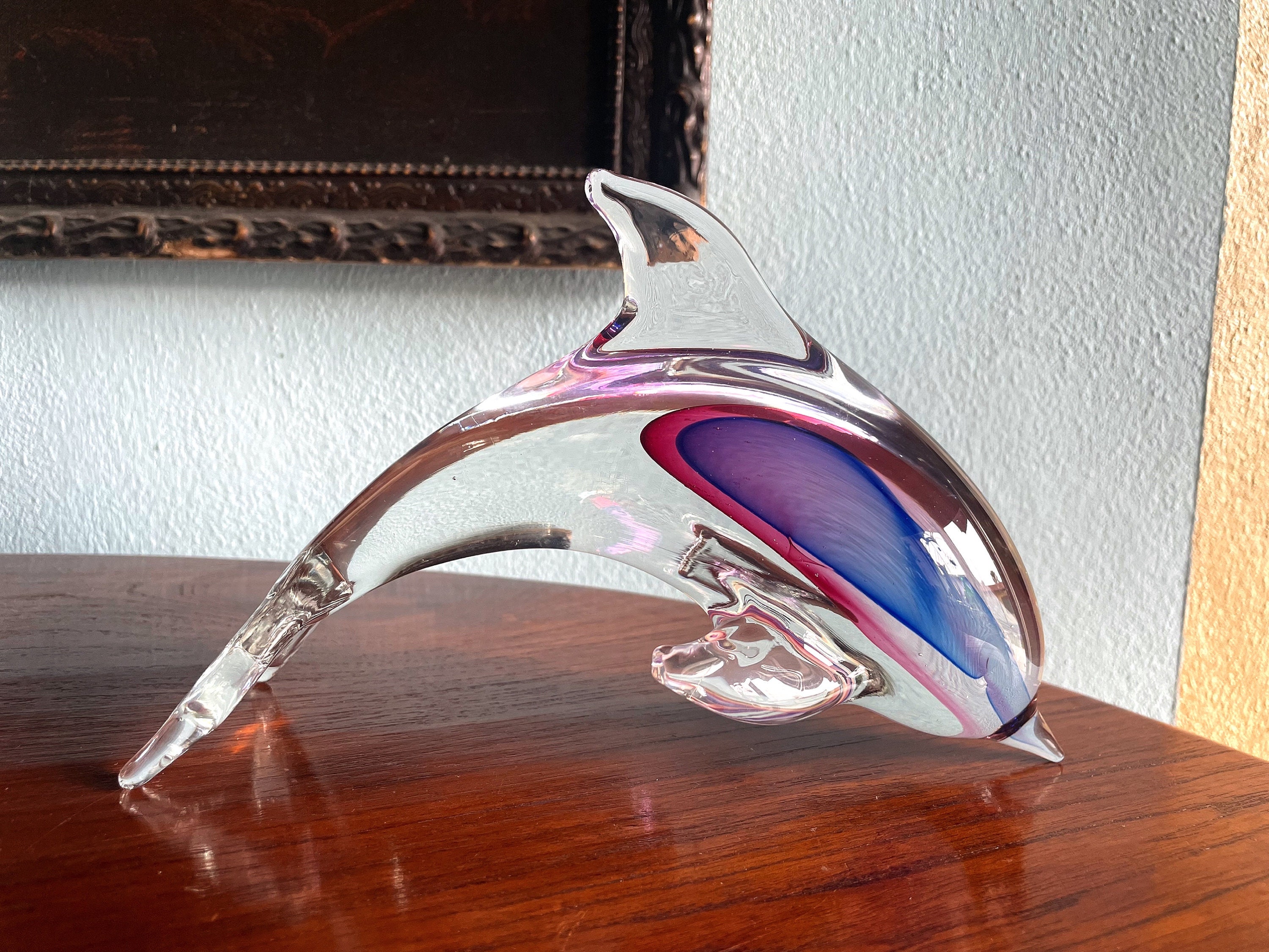 Italy glass dolphin - Etsy 日本