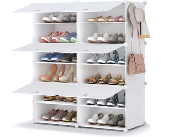 6 Tier Shoe Storage Cabinet| 24 Pair Organizer