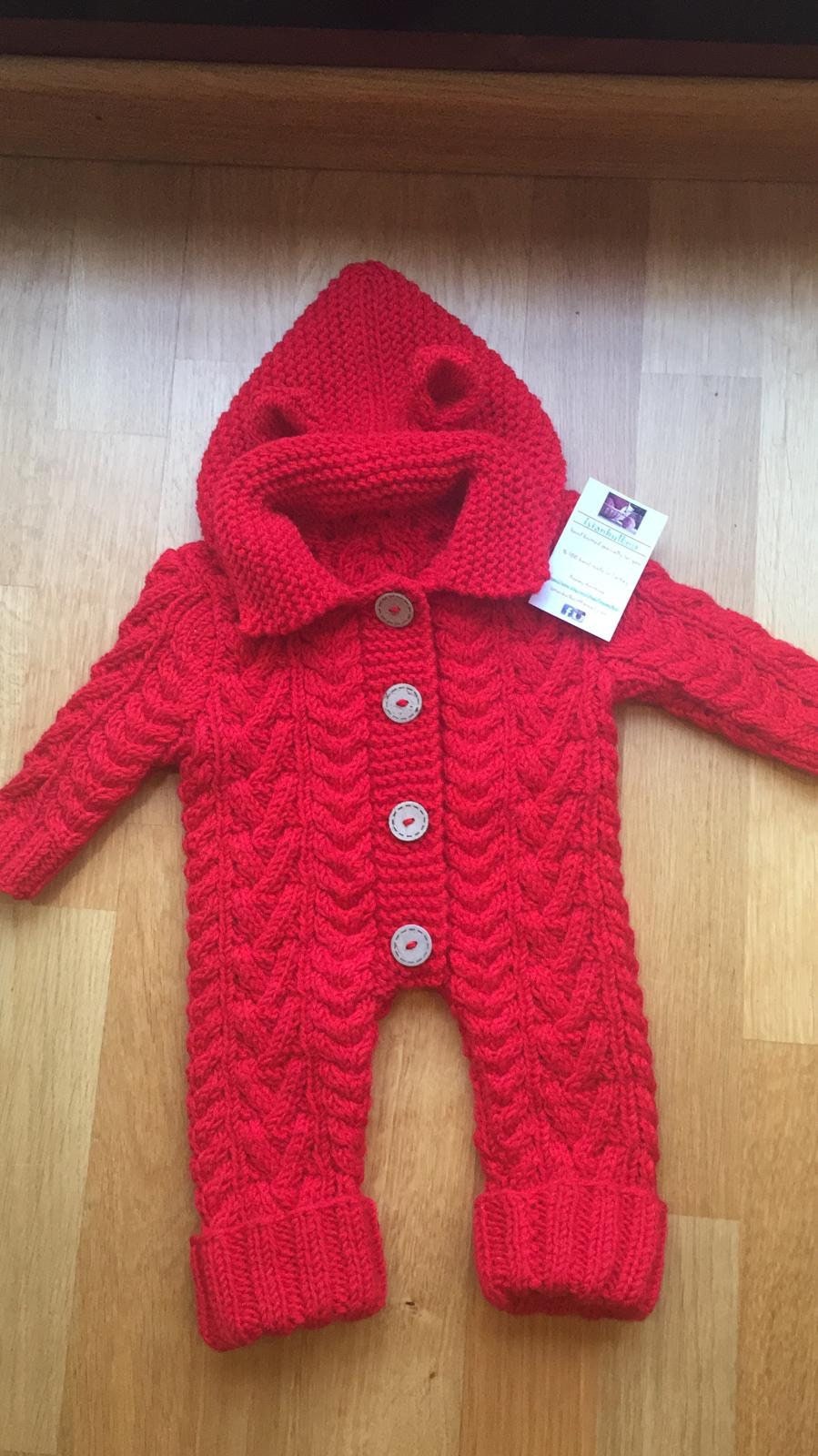 Knit Baby Jumpsuit Hand Knitted Romper Baby Winter Outfit - Etsy