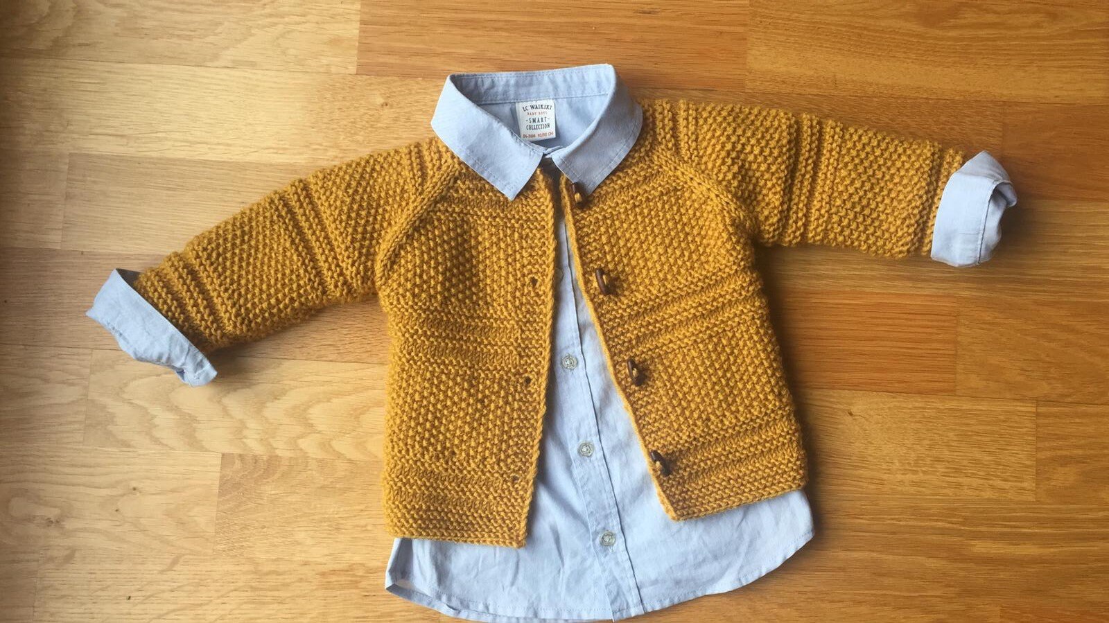 Baby boy shop mustard cardigan