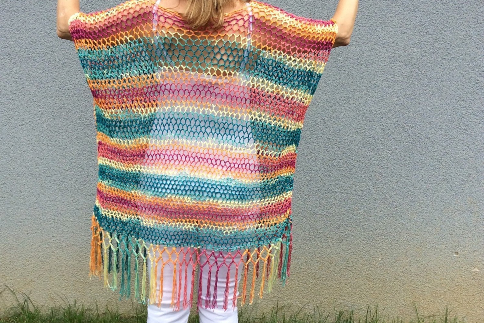 Crochet Women Beach Dress Cover Up