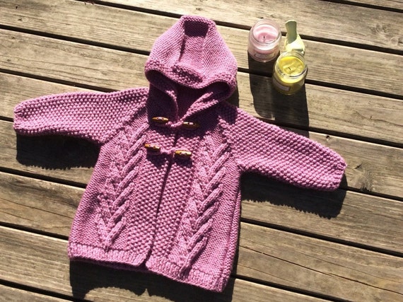 baby girl hooded cardigan