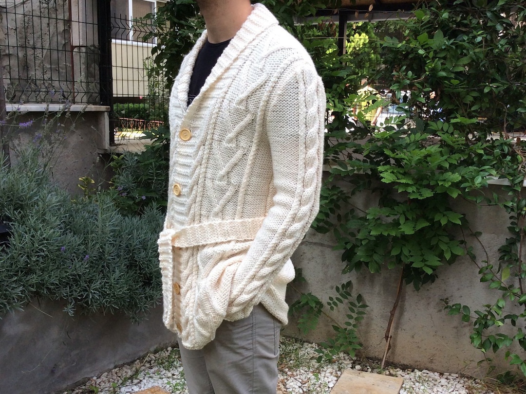 Blazer Jumper With White Shirt Underneath Cable Knit Sweater Under