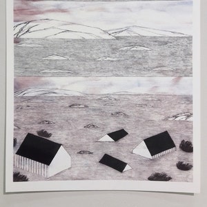 Inondation / risograph print