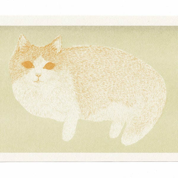 Neko / risograaf print