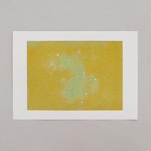 Gemini / Krebs / Löwe - Sternwolke Risograph Print