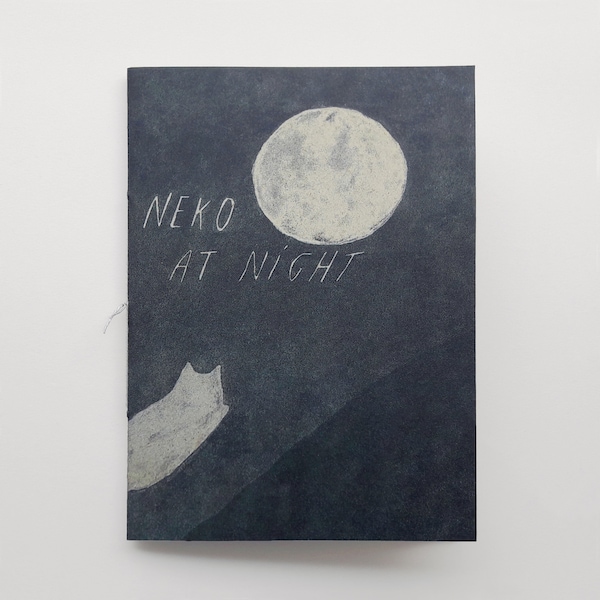 Neko at Night / risograph gedrukt boekje