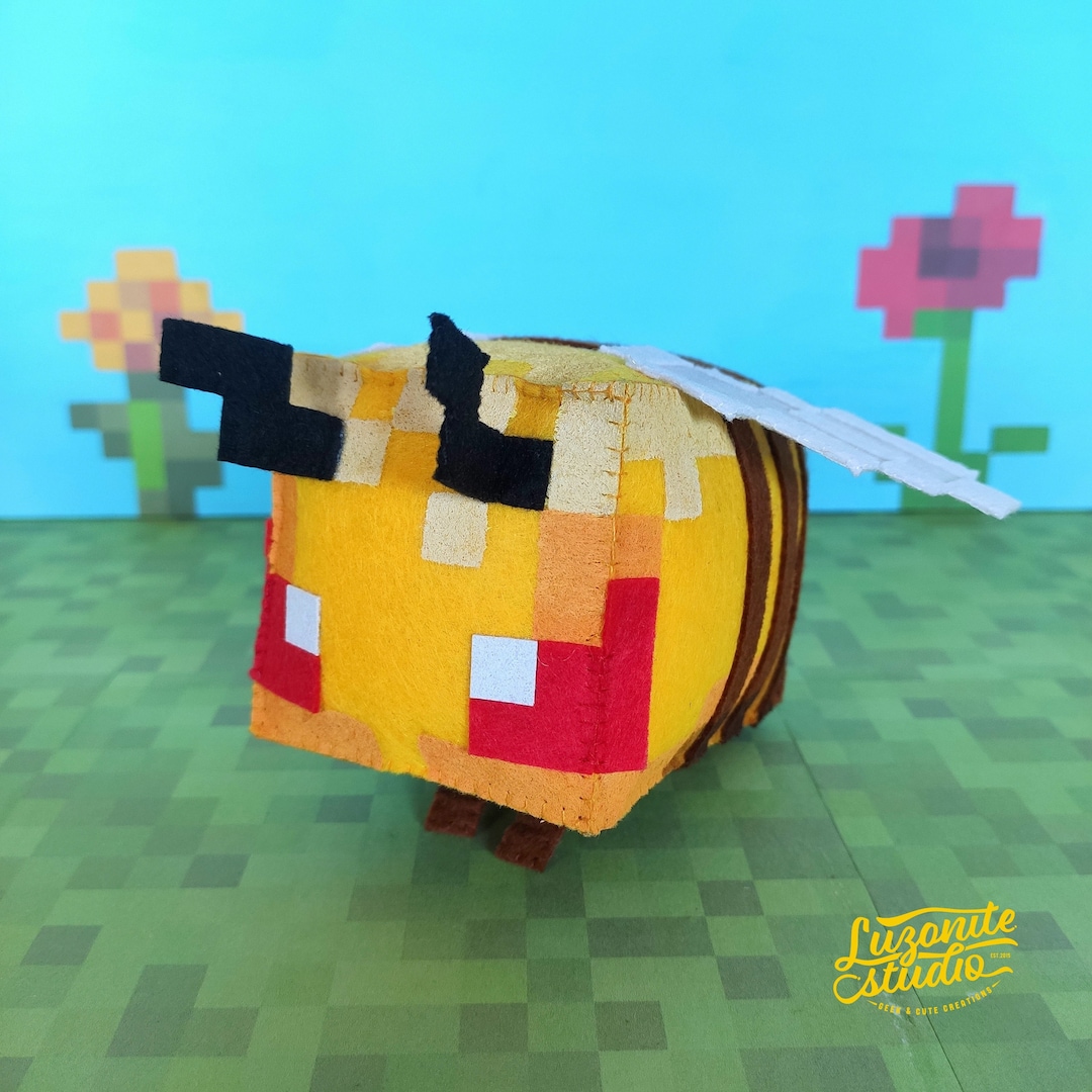 Minecraft bee stuffed animal clearance