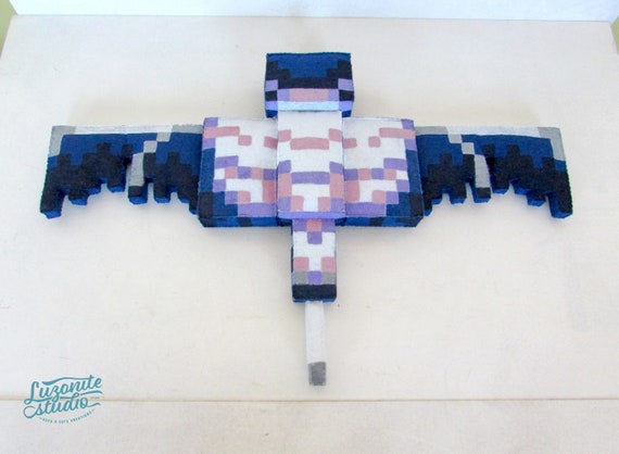 Teddy Inspired Phantom Monster For Minecraft Made From Felt Etsy Teddy Inspired Phantom Monster For Minecraft Made From Felt Etsy