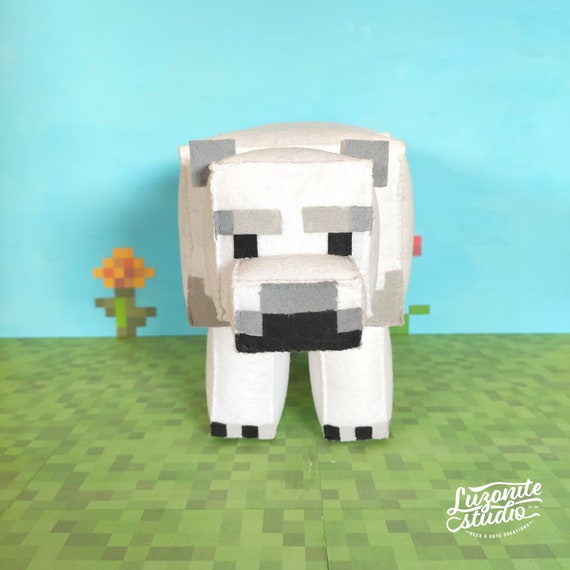 Peluche Minecraft Oso Polar Bear 