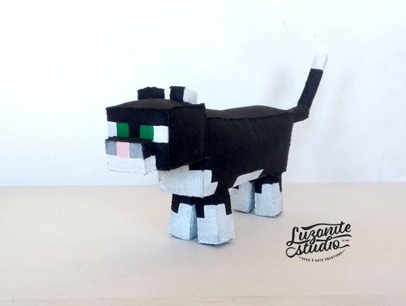 minecraft cat stuffed animal