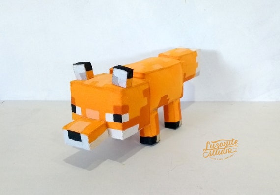 minecraft fox plush