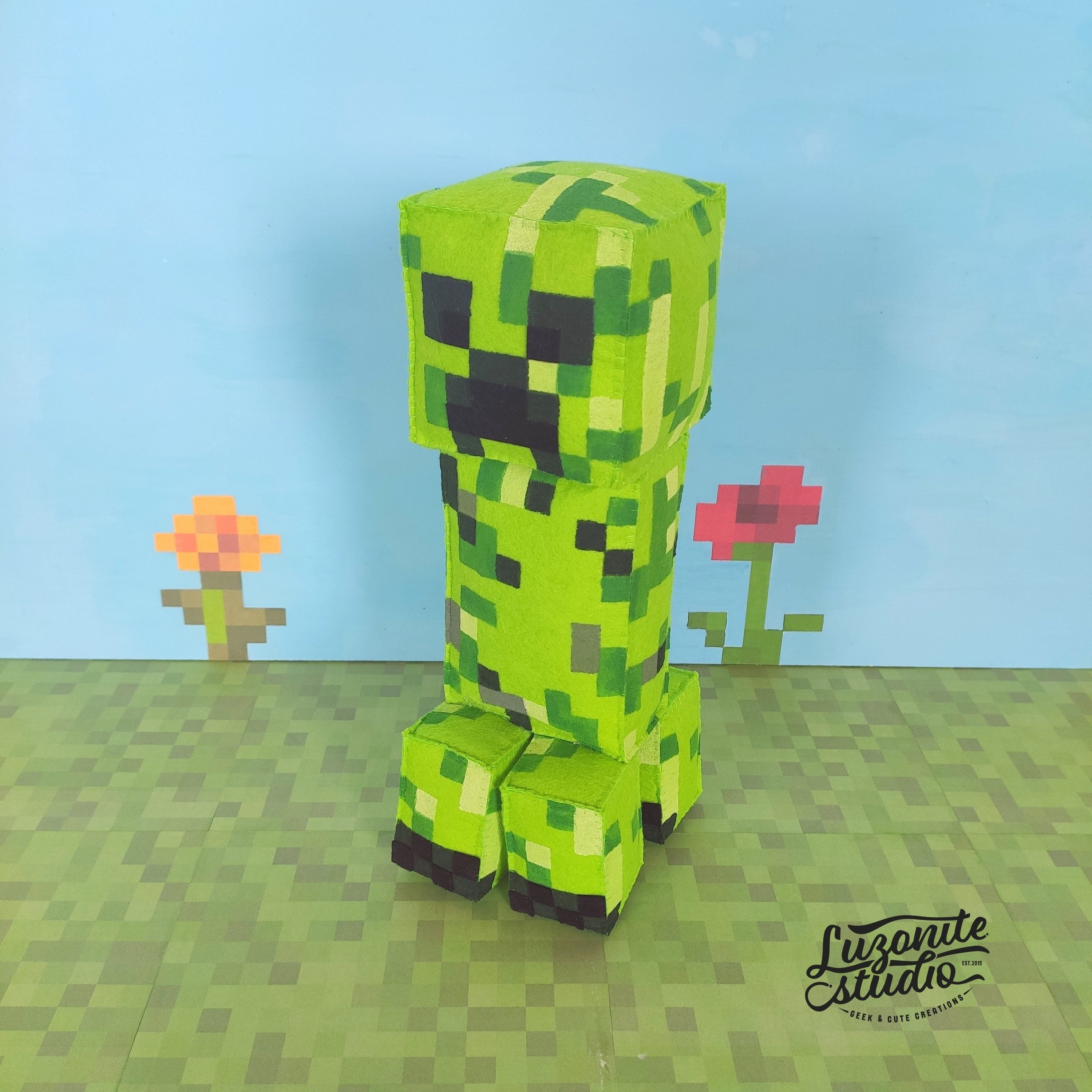 Creeper Minecraft peluche – Fit Super-Humain