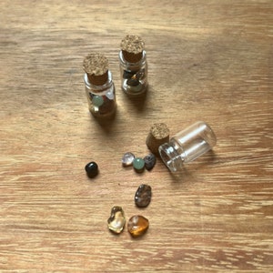 Light heartedness - a tiny gemstone mix.  Sized to fit in your Intention Pendant