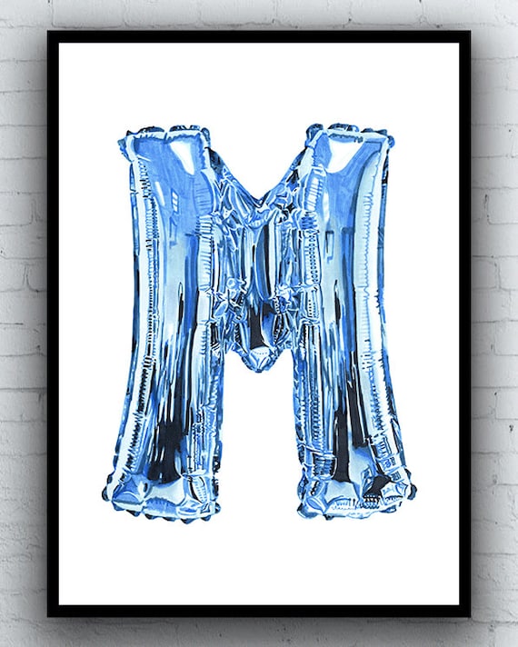 Letter 2024 m balloon