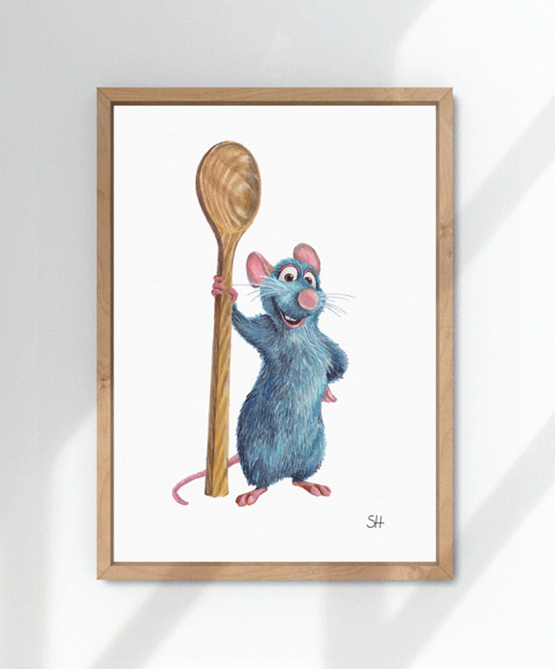 Ratatouille Ink Drawing Art Print A5 A4 A3 Sizes Marker Etsy