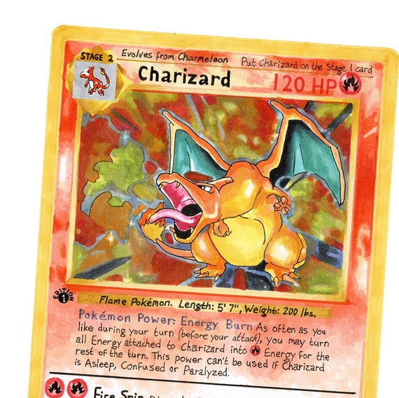 realistic charizard pokmon card Detective Pikachu's hyper-realistic Pokemon are getting trading cards and interactive plushies Black Star Promo Retreat cost Charizard Ink Drawing - Pokemon