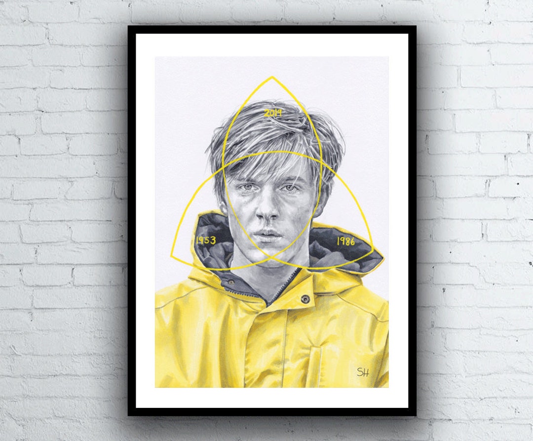 DARK Jonas Kahnwald Portrait Drawing Fine Art Giclee Print A5 A4 A3 Size Artwork Etsy Sweden