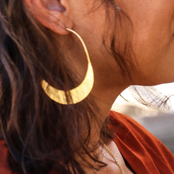 Boho gold plate earrings boho gold plate earrings ethnic gold plate earrings chic long earrings