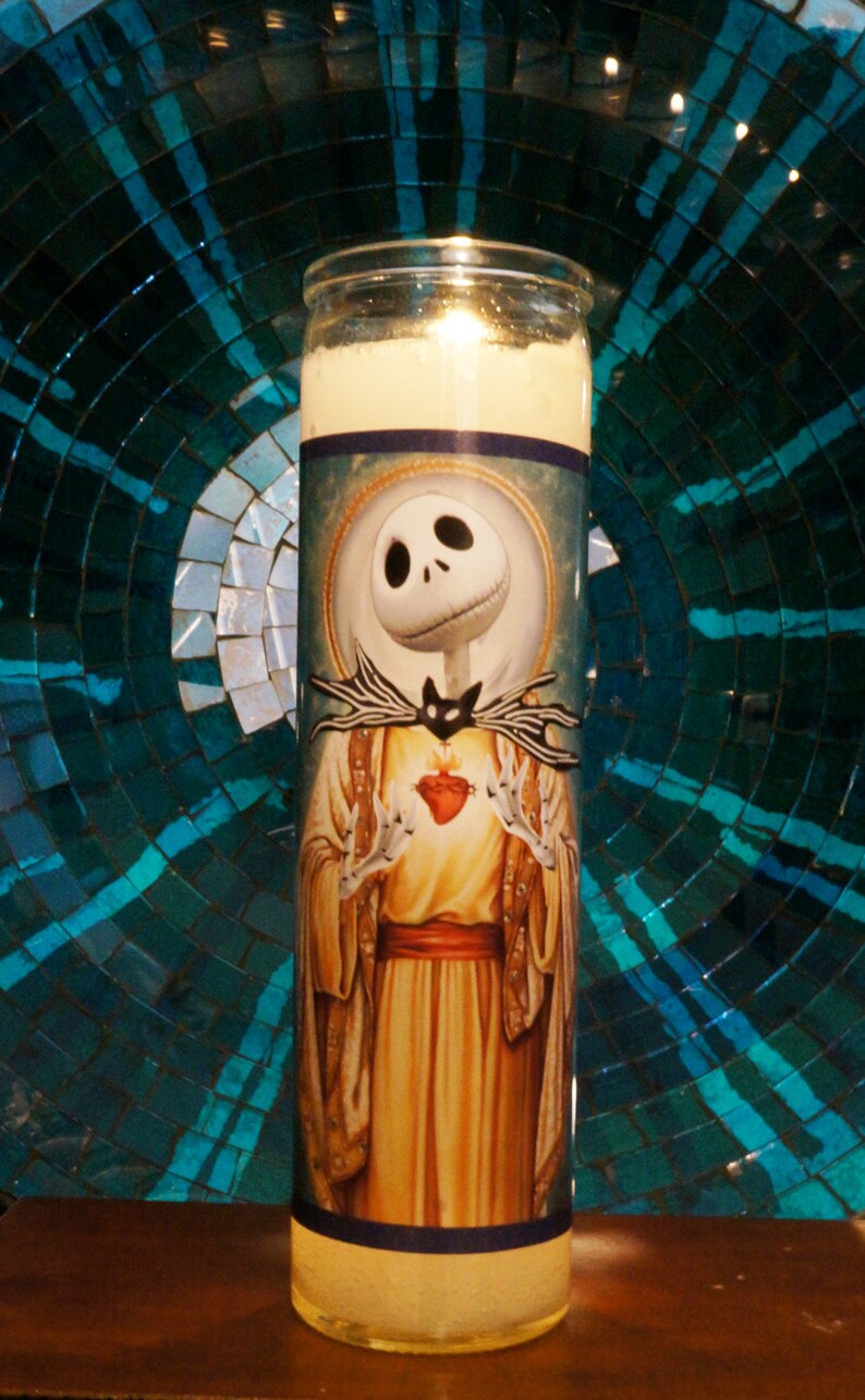 Jack Skellington Prayer Candle / the Nightmare Before Etsy