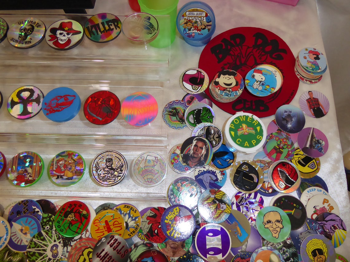 90s Retro NostalgiaVintage Pogs Milkcap Lot 663 Pogs30 Etsy